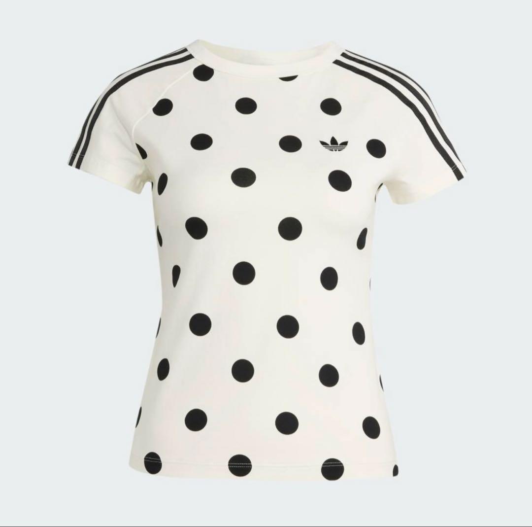 アディダス adidas 水玉半袖Tシャツ オリジナルス ドット ホワイト