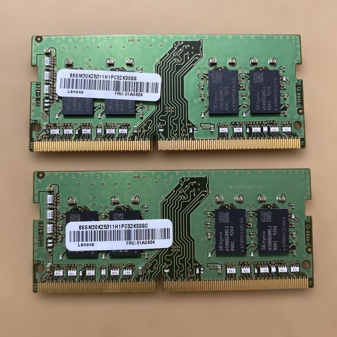 ぷ*)様 SK hynix 8GB PC4-2666V メモリセット 16GB