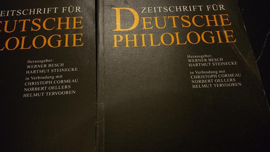 Zeitschrift Deutsche Philologie ドイツ語 洋書
