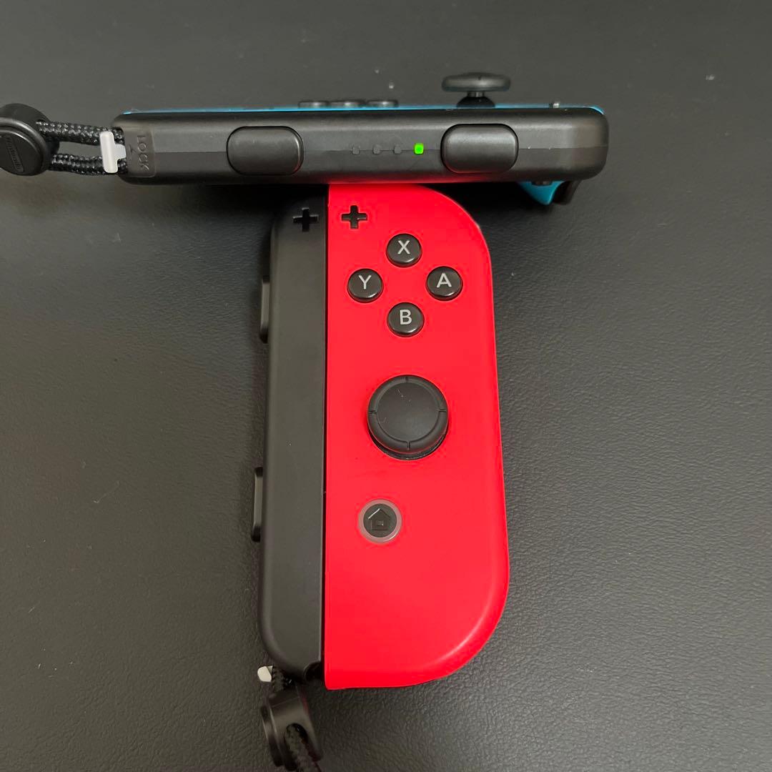 【新品スティック交換済/美品/バッテリー強化モデル】Switch ブルー/レッド