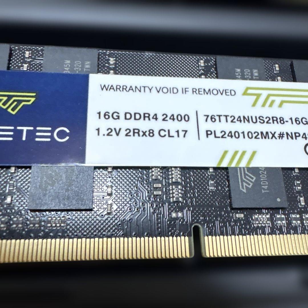 16GB×2 DDR4 2400
