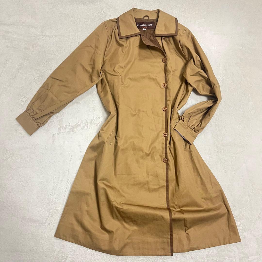 YVES SAINT LAURENT イヴサンローラン ステンカラーコート