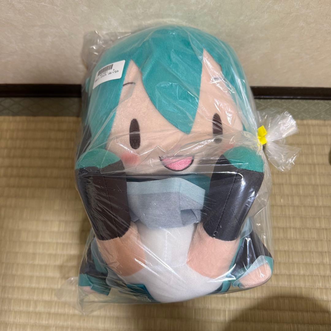 ジ*♪様 初音ミク　ふわぷち　L ぬいぐるみ オンクレ品