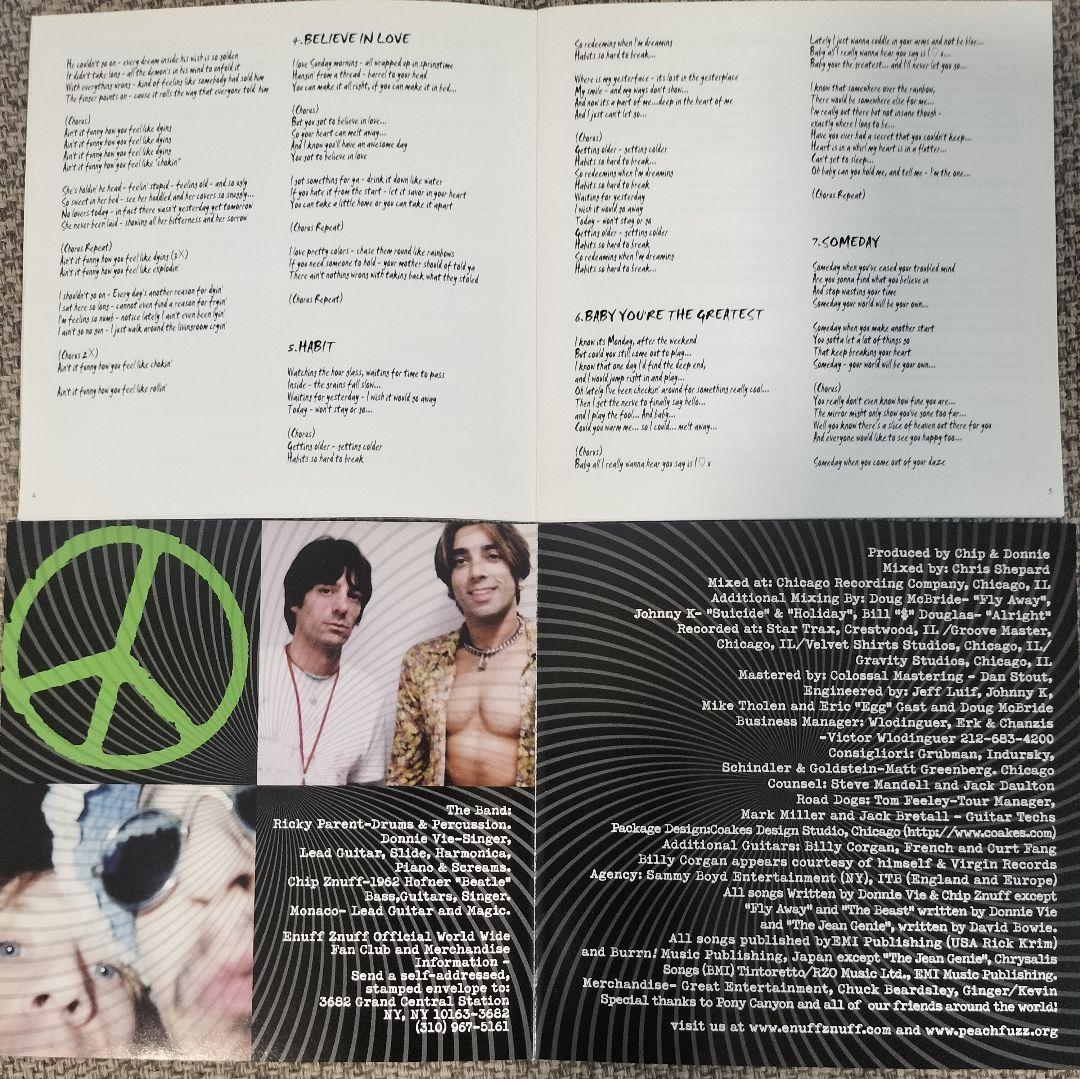 Enuff Z'Nuff 帯付3枚セット