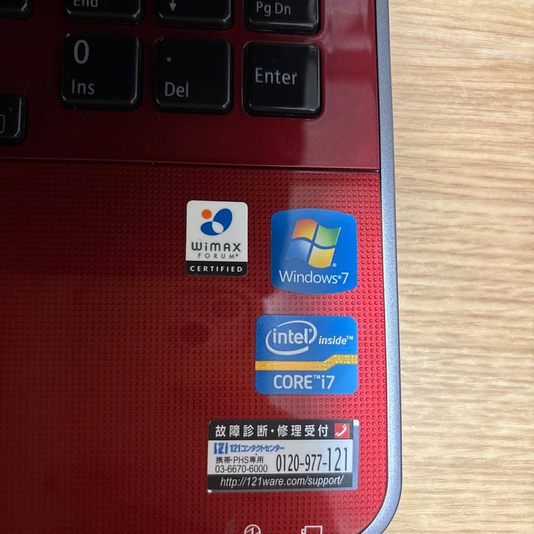 NEC LaVie LL750/E レッド ノートPC