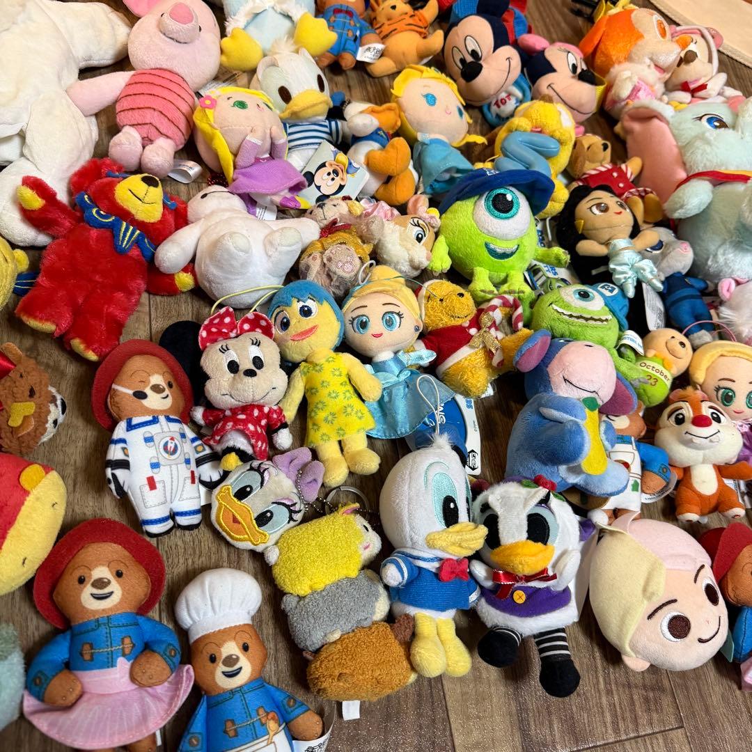 Disney ディズニー　ぬいぐるみマスコットキーホルダー　まとめ売り