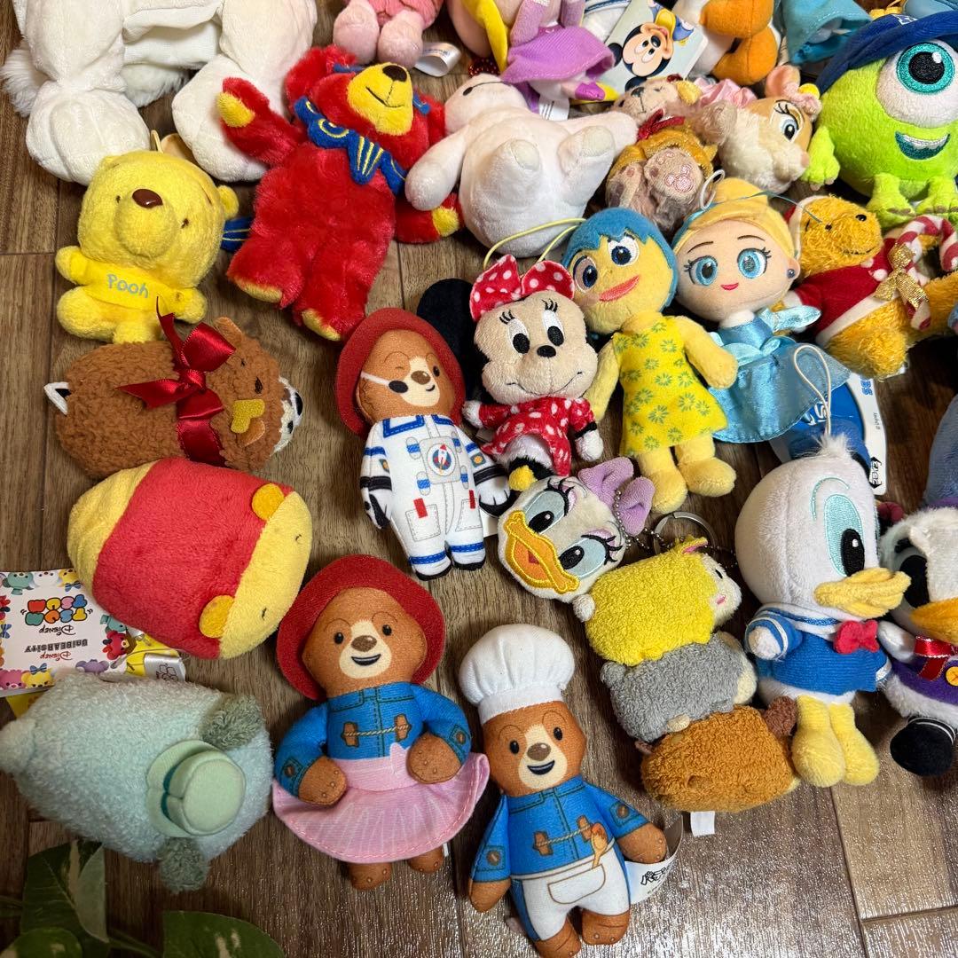 Disney ディズニー　ぬいぐるみマスコットキーホルダー　まとめ売り