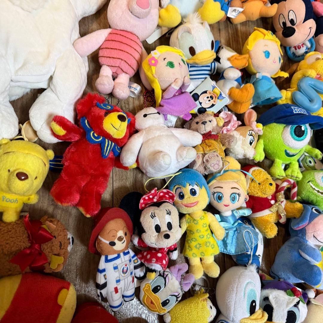 Disney ディズニー　ぬいぐるみマスコットキーホルダー　まとめ売り