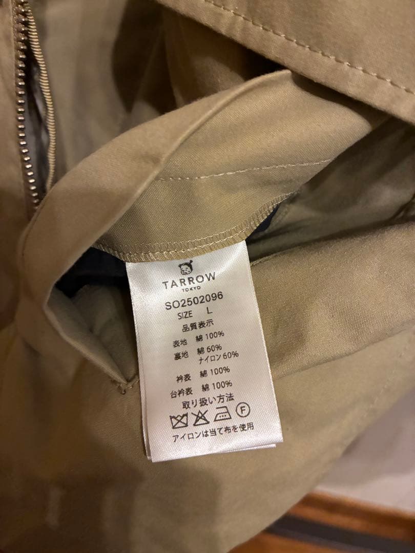 TARROW TOKYO SHORT BLOUSON ショートブルゾン 数回着用