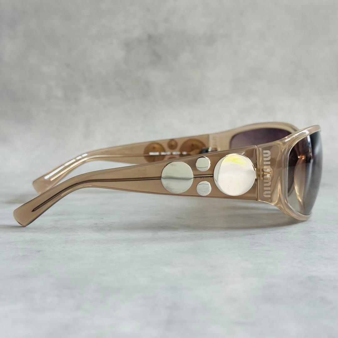 archive miumiu Vintage シルバーサークル装飾　サングラス