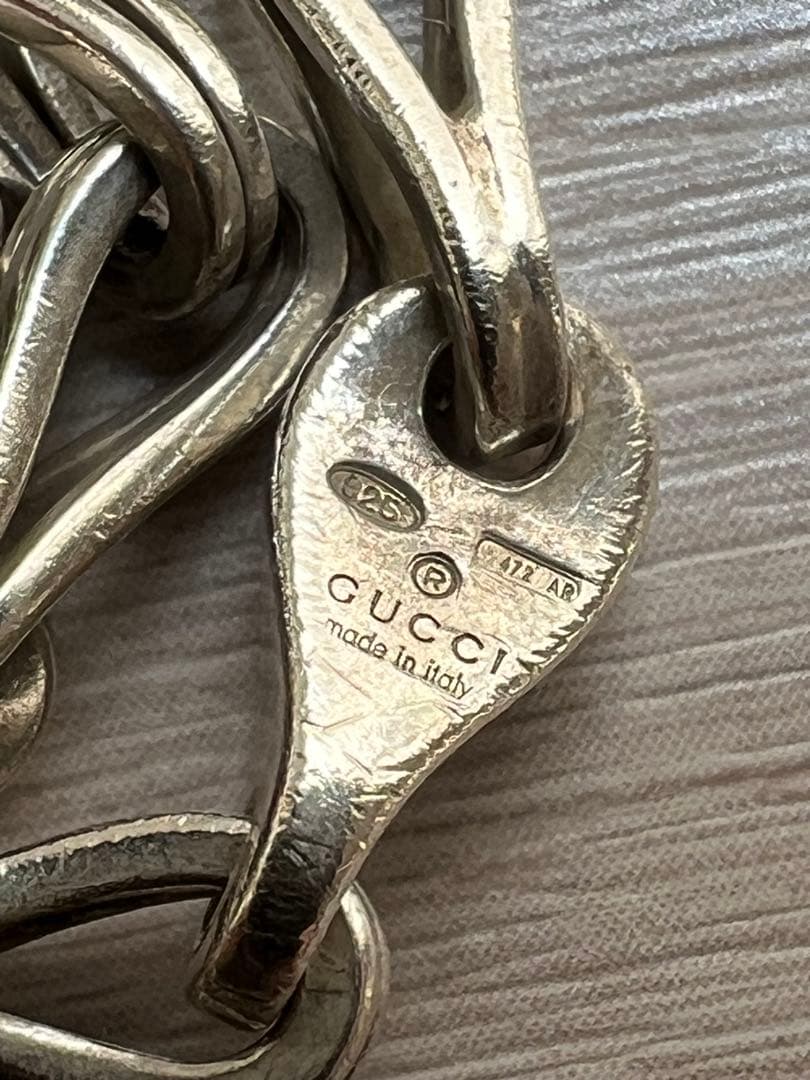 ヴィンテージ GUCCI グッチ 925 シルバー チェーンネックレス