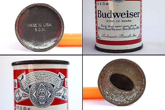 70's BUDWEISER バドワイザー ビール ビンテージ 缶型ライター入れ