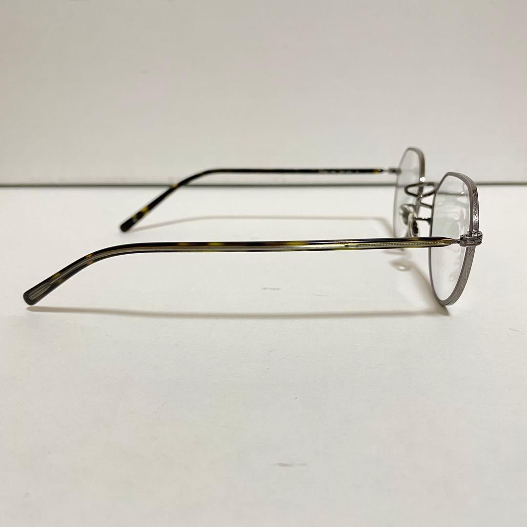 オリバーピープルズ 彫金メタルフレーム 着脱式クリップオン サングラス メガネ