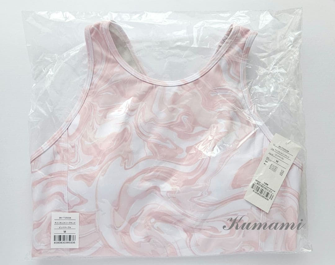 ラバ　SUKALA　アメリカンスリーブタンク /ピンクマーブルM　未開封品