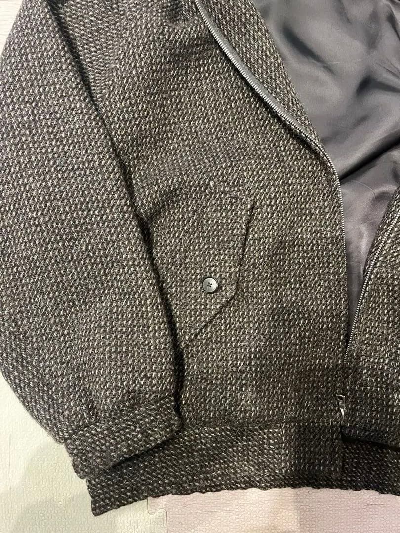 ジャケット・アウター AURALEE ALPACA WOOLSILK TWEED BLOUSON 4