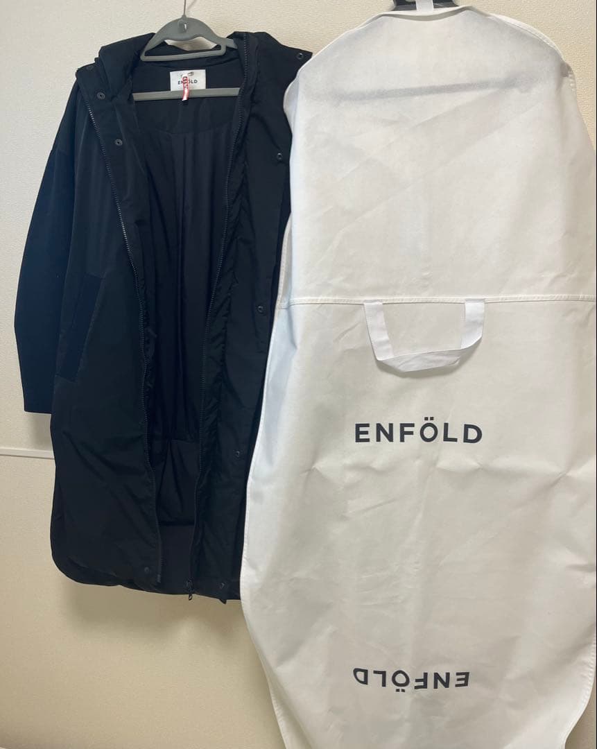 ENFOLD エンフォルド　PEツイルウールダウンコート