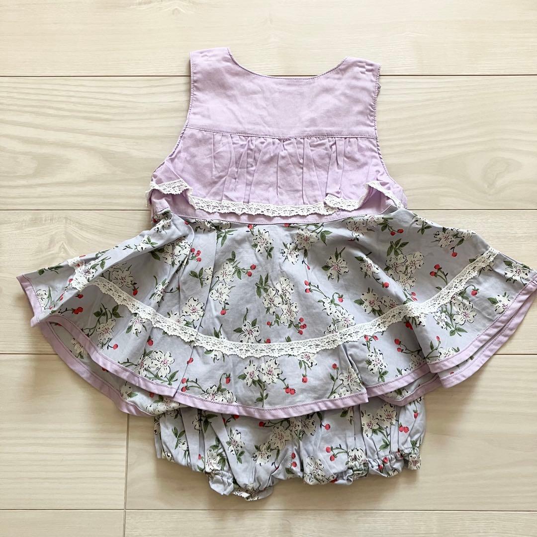 【美品】スーリー ワンピース ミルキー 花柄 レモン 日本製