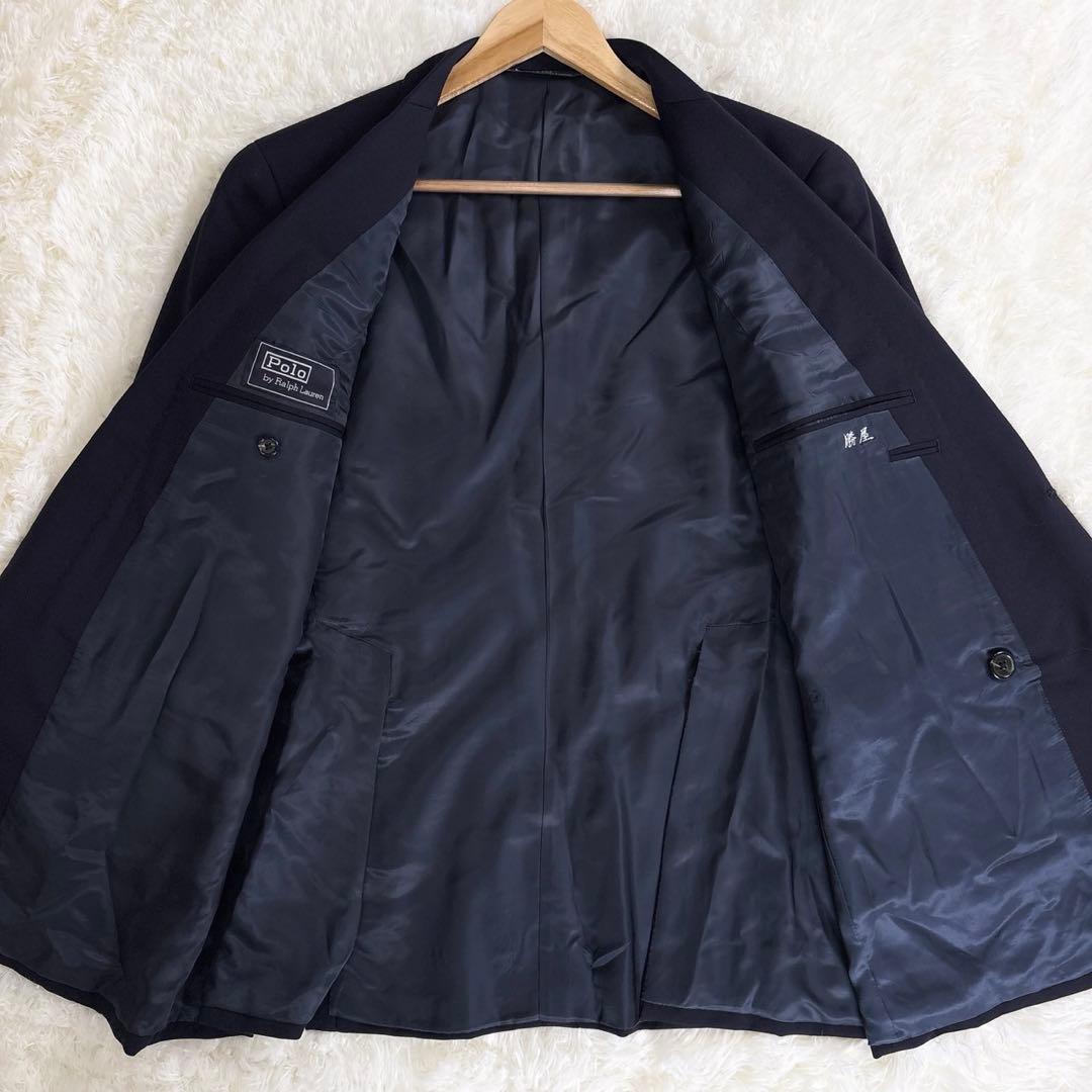 ラルフローレン セットアップ ダブル XL 金ボタン ビジネス