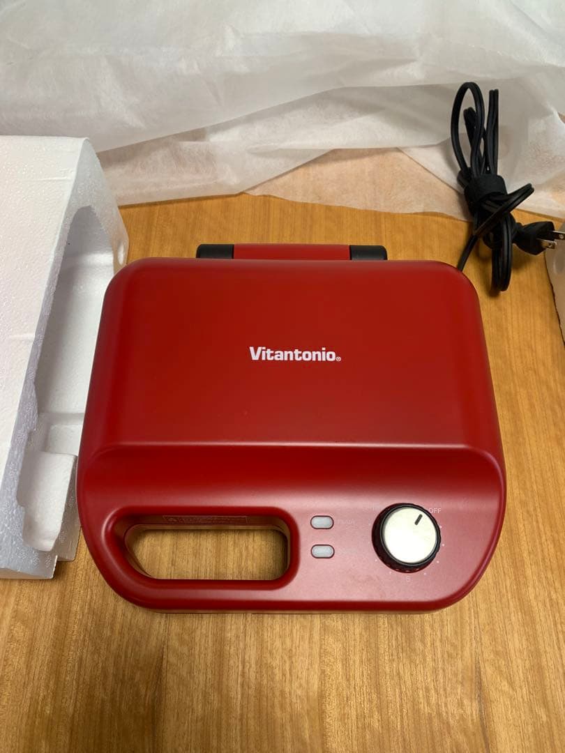 お値下！Vitantonioワッフル・メーカーVWH-50R ２種プレート