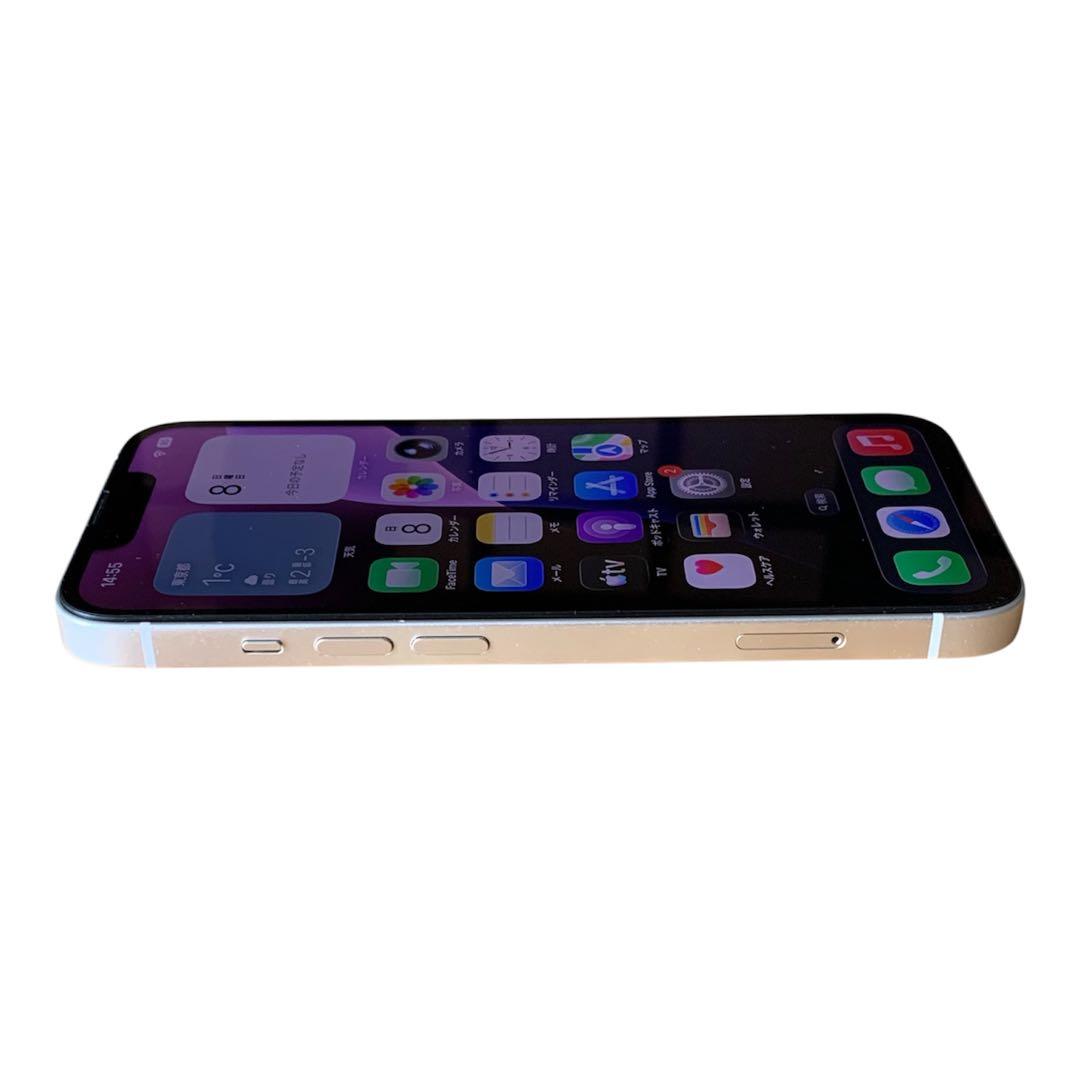 iPhone 14 ホワイト 128G SIMフリ 美品 BT100% 送料無料