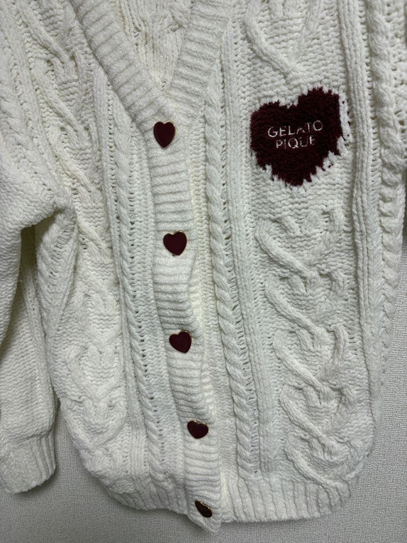 Valentine ハートアランカーディガン