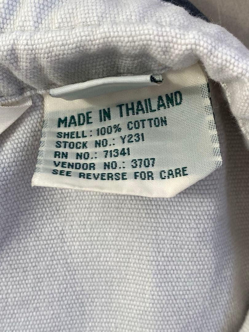 【希少品】90s L.L.Bean コットン アノラック ハーフジップ 短丈