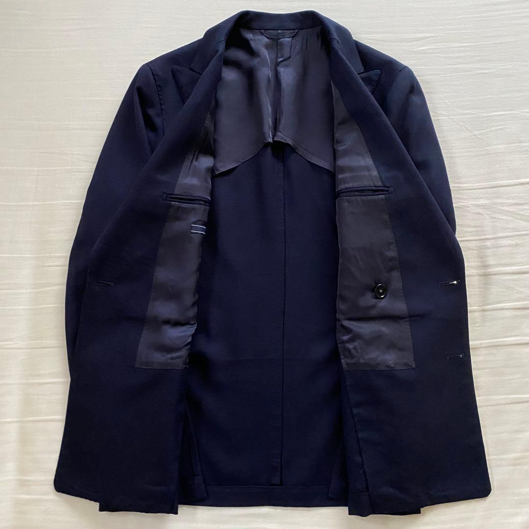 BEAMS F(ビームスエフ) 紺ブレ 金ボタン ダブル Size:44相当