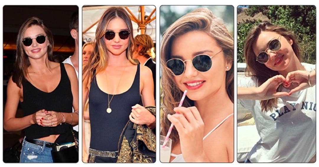 Ray-Ban ラウンドメタルサングラス ケース付き