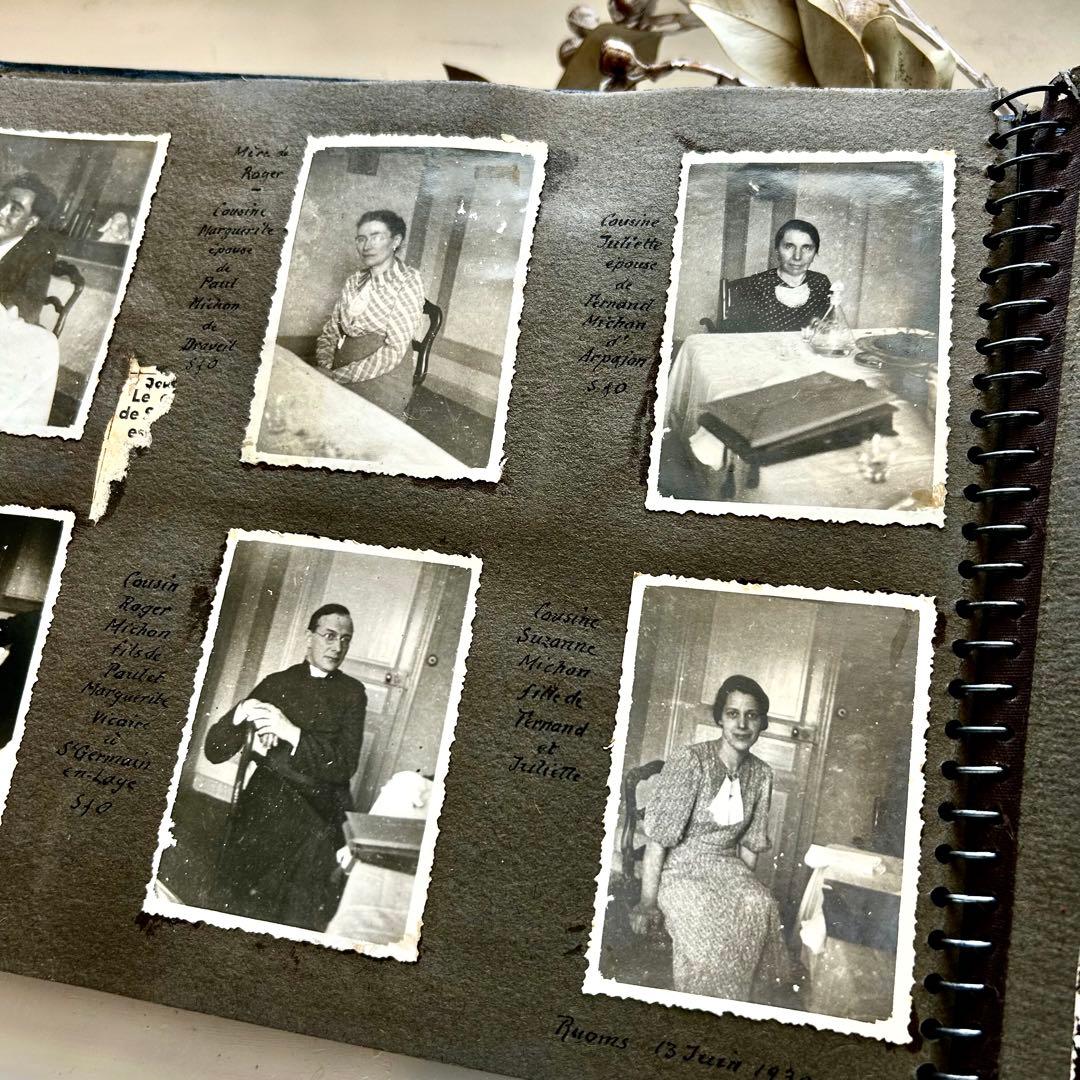 手彩色に息づく姉弟の記憶 1930年代フランス　写真アルバム