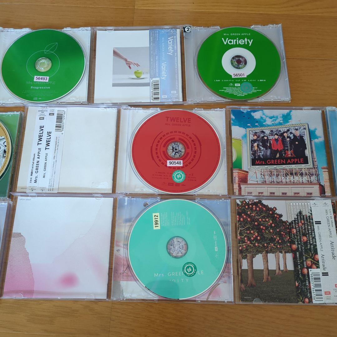 ミセスグリーンアップル　Mrs.GREEN APPLE アルバム８枚セット