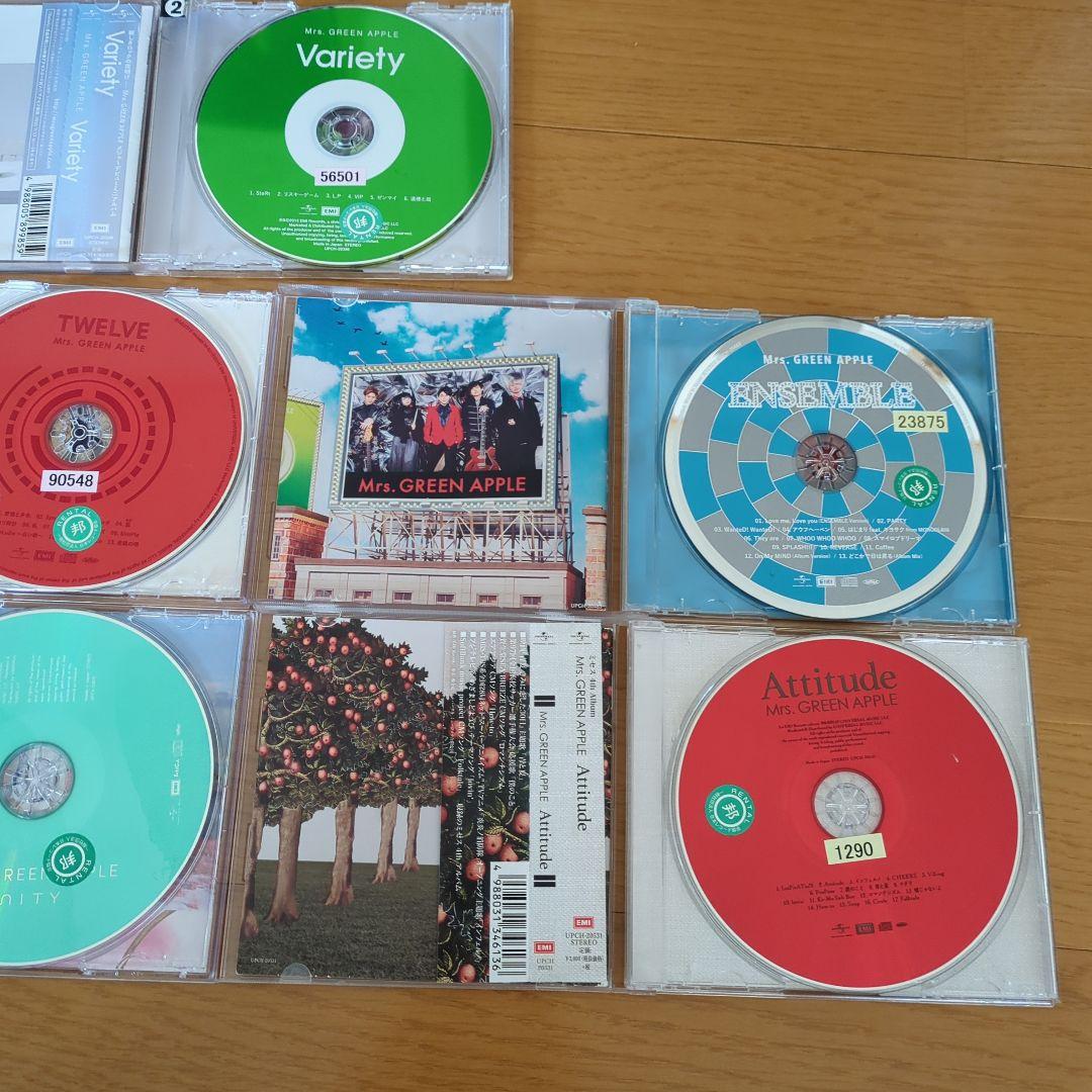 ミセスグリーンアップル　Mrs.GREEN APPLE アルバム８枚セット