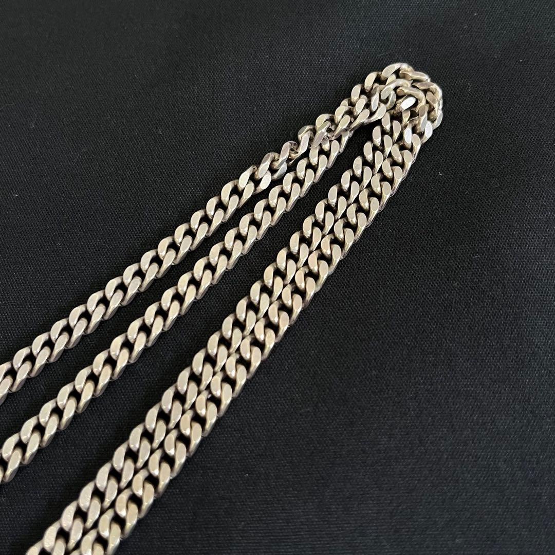 【H】SILVER 925 シルバー　チェーン　ネックレス　60cm 33.8g