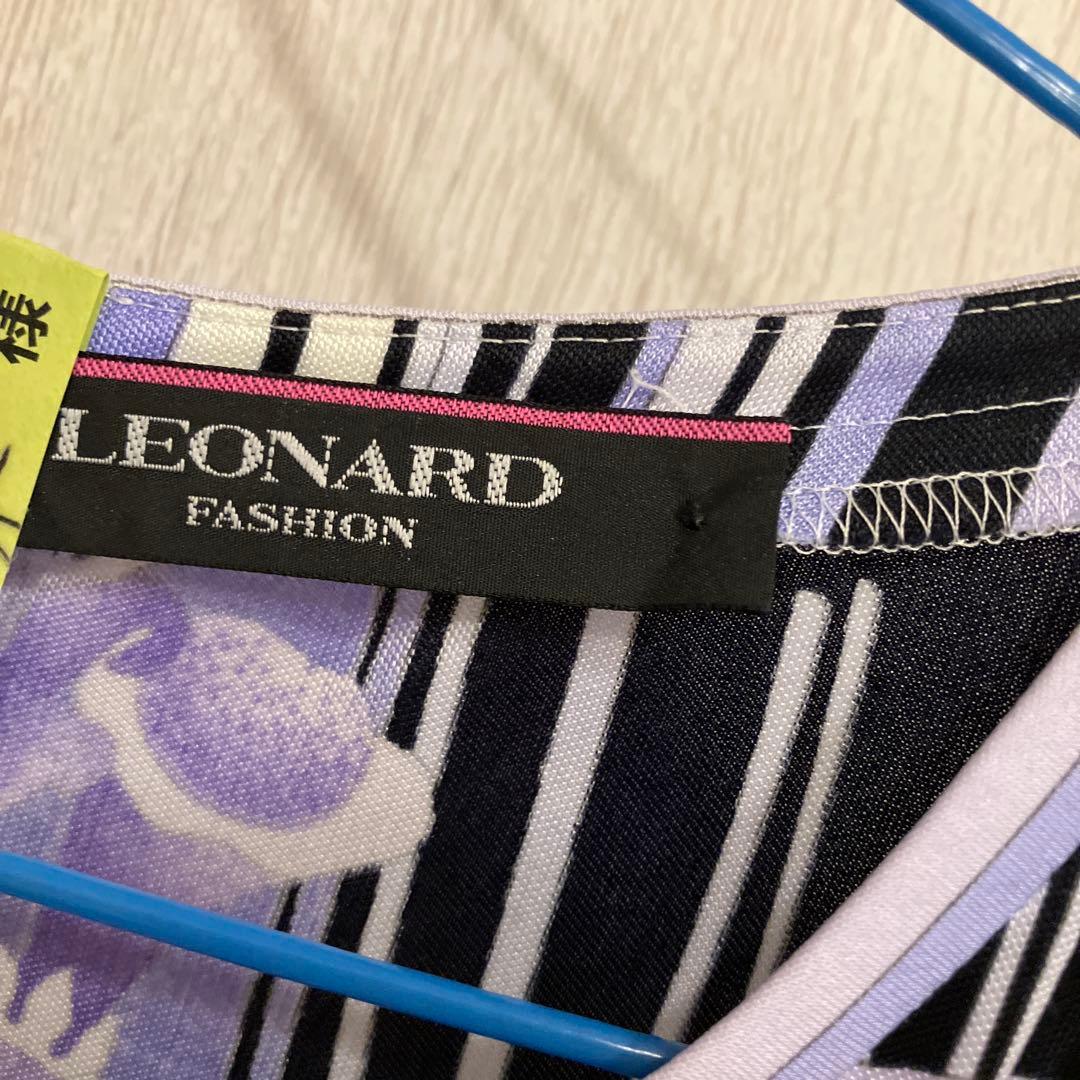 レオナール❣️ワンピース❣️リボンベルト 40サイズ❣️カンカン美品❣️