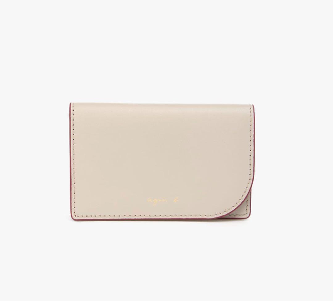 【新品未使用】agnes b. 名刺入れ　カードケース　箱・保証書付き