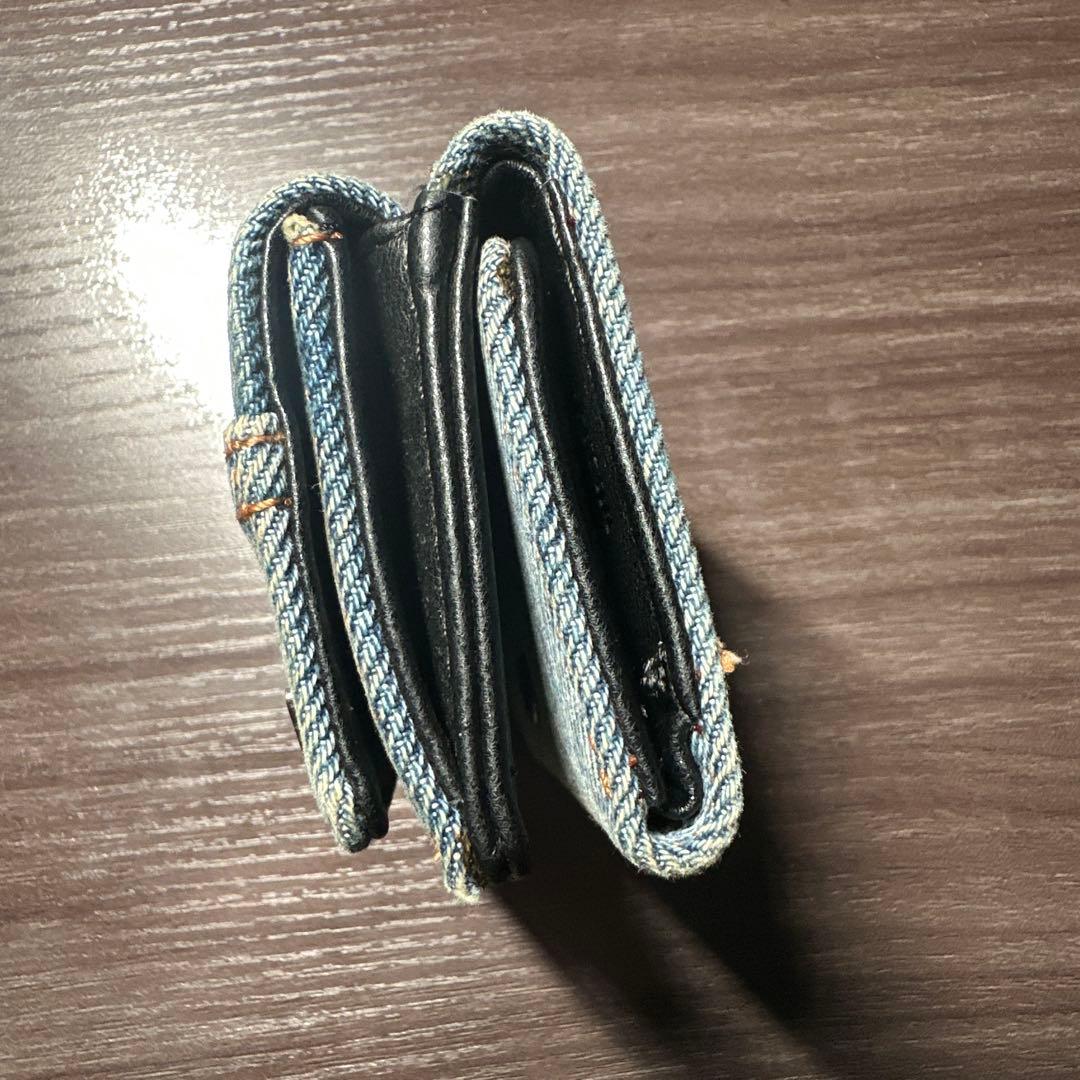 DIESEL 三つ折財布 デニム
