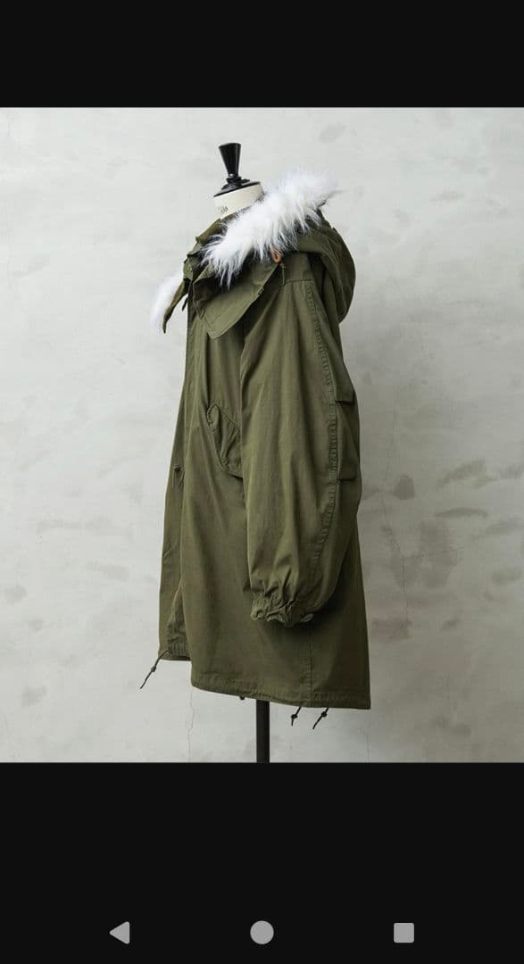 WAIPER M-65 FISHTAIL PARKA オリーブ