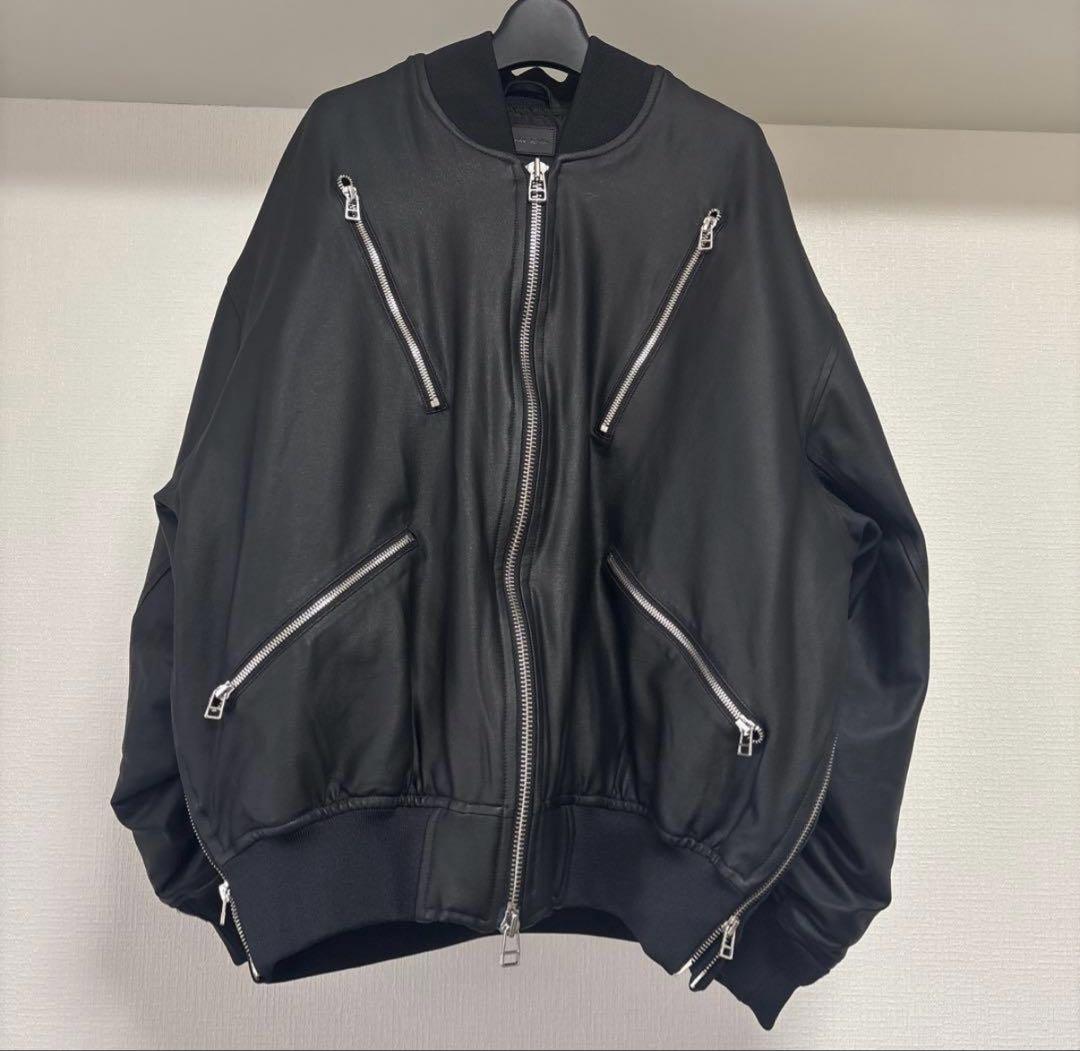 【極美品】最新作 ダンケシェーン MA-1 ジャケット M ブラック