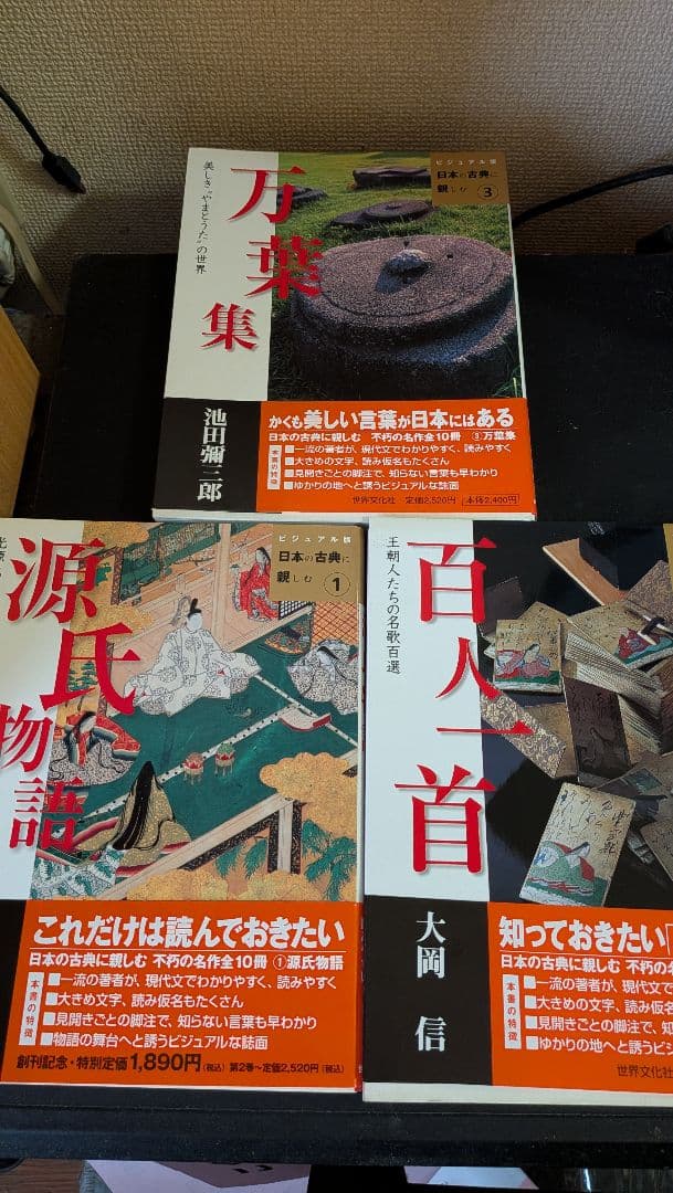 世界文化社 ビジュアル版 日本の古典に親しむ全15巻