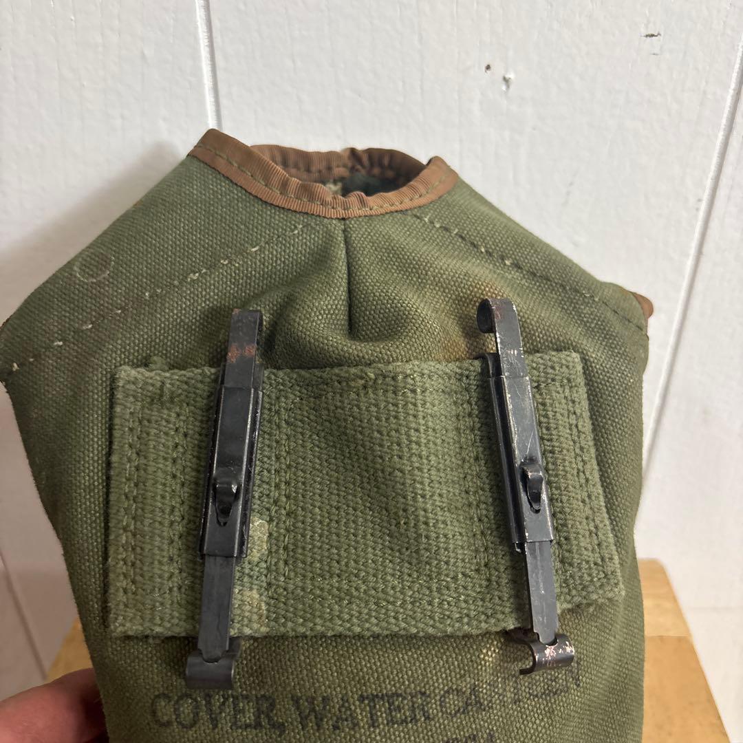 美品　米軍　実物　M1956 コットン　キャンティーンカバー