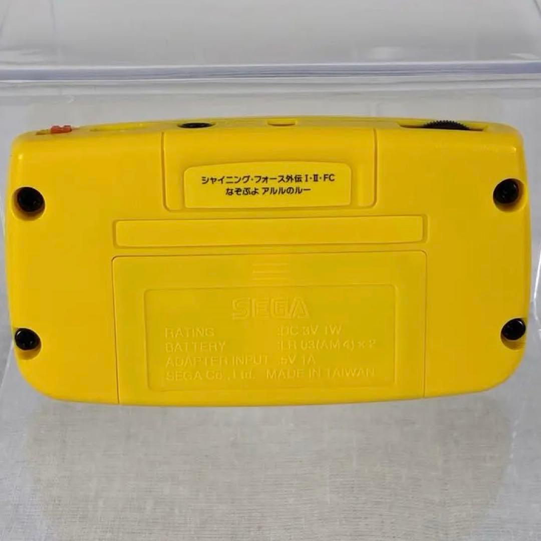 美品 SEGA GAME GEAR micro イエロー