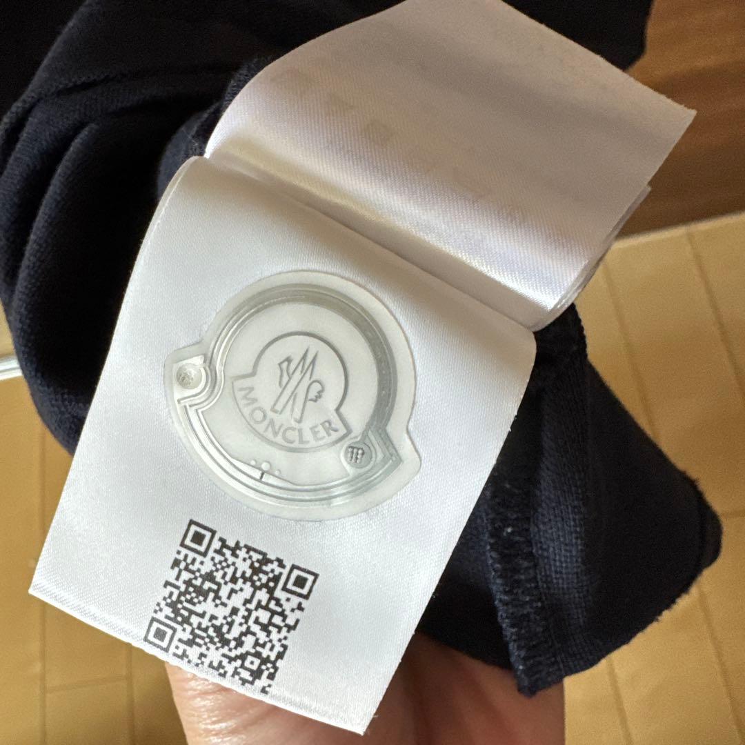 MONCLER ネイビー ポロシャツ 半袖