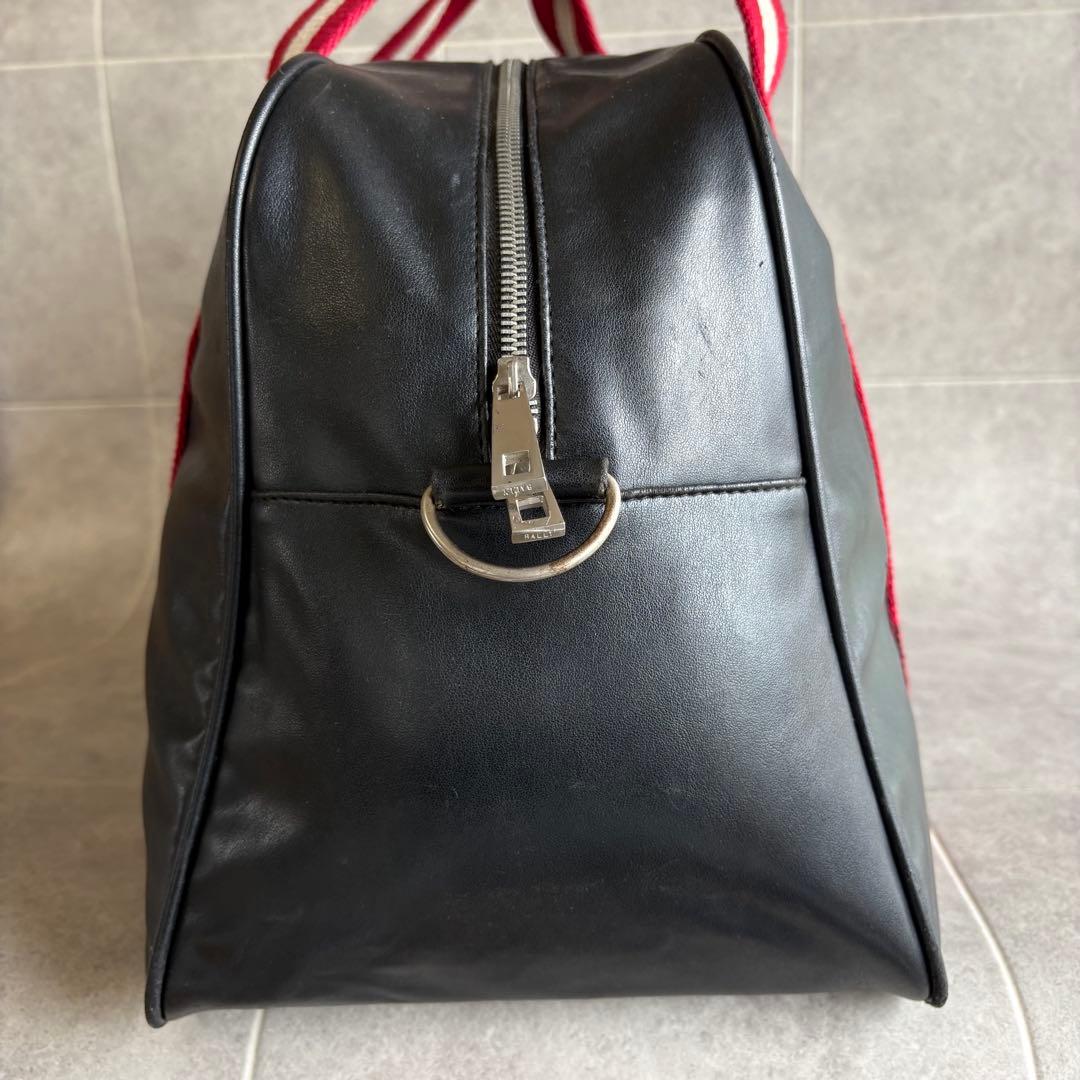 BALLY トレインスポッティング 本革 大容量 ボストンバッグ ストラップ付き