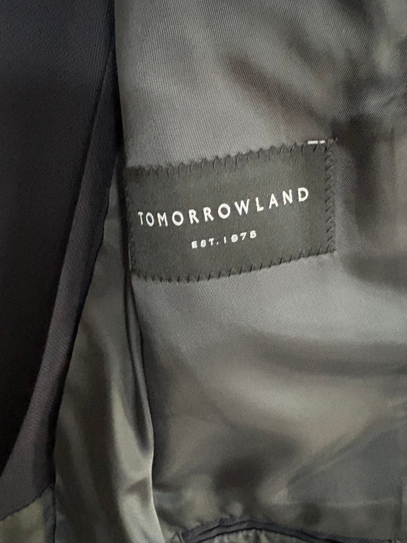 TOMORROWLAND ネイビー テーラードジャケット