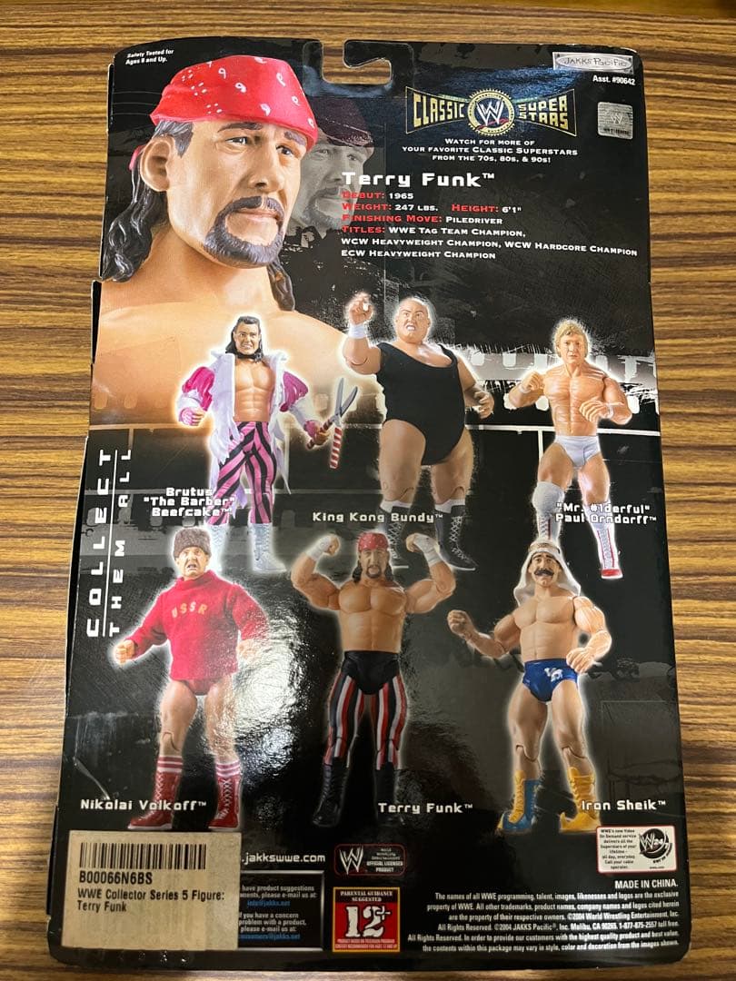 WWE テリーファンク　フィギュア　クラシックスーパースターズ