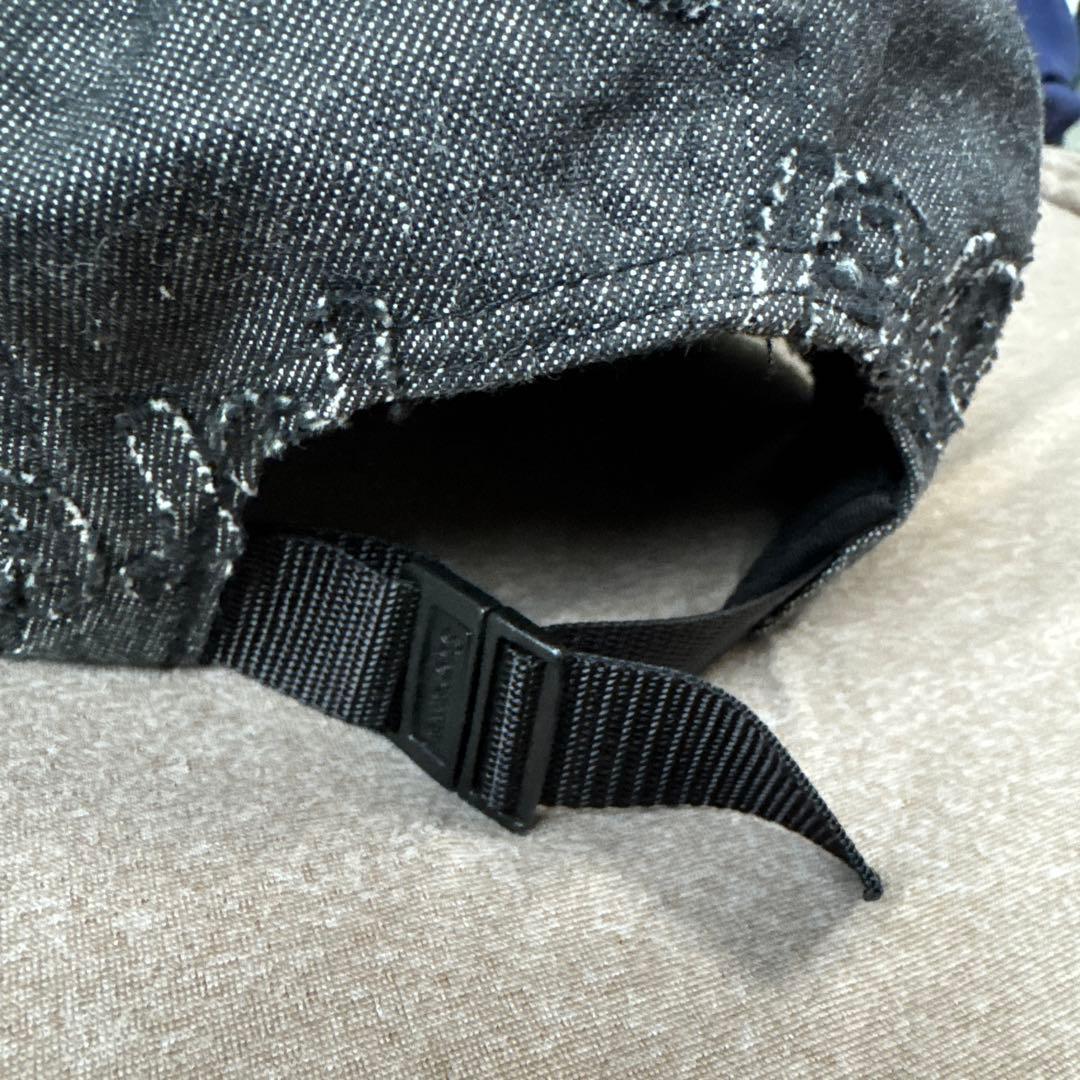 【美品】Supreme Lasered Denim Camp Cap