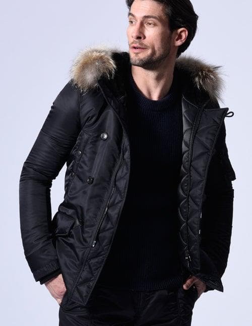定価10万 wjk 66 NYLON N-3B ジャケット L ダウンブルゾン