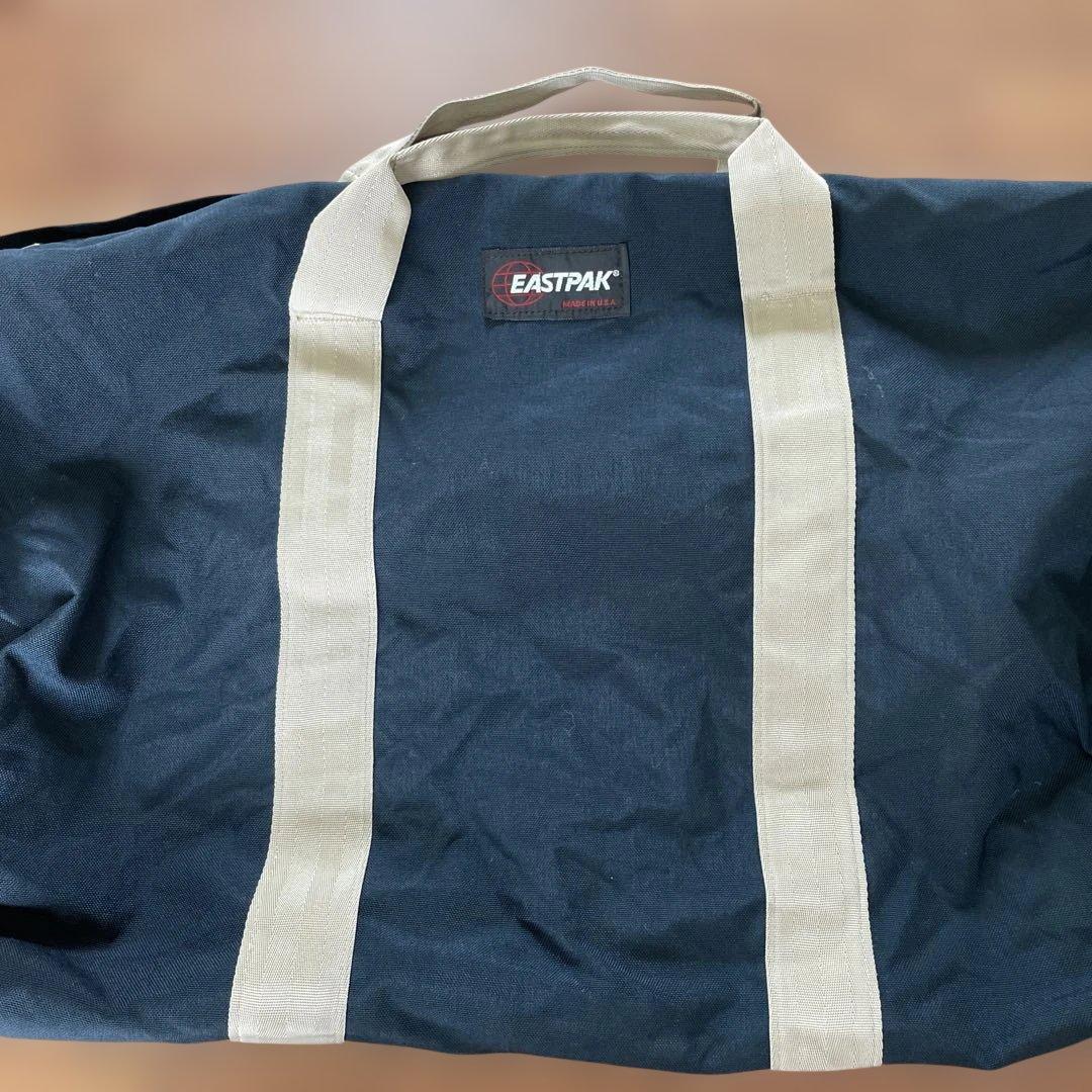 USA製　EASTPAK ヴィンテージ ビックドラムバッグ ネイビー