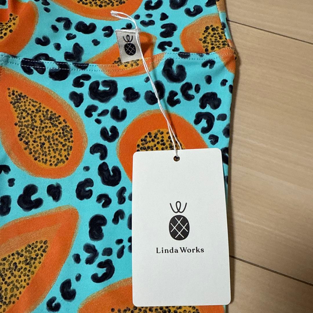 ⭐︎新品Linda Works パパイヤ柄 ヨガパンツ L