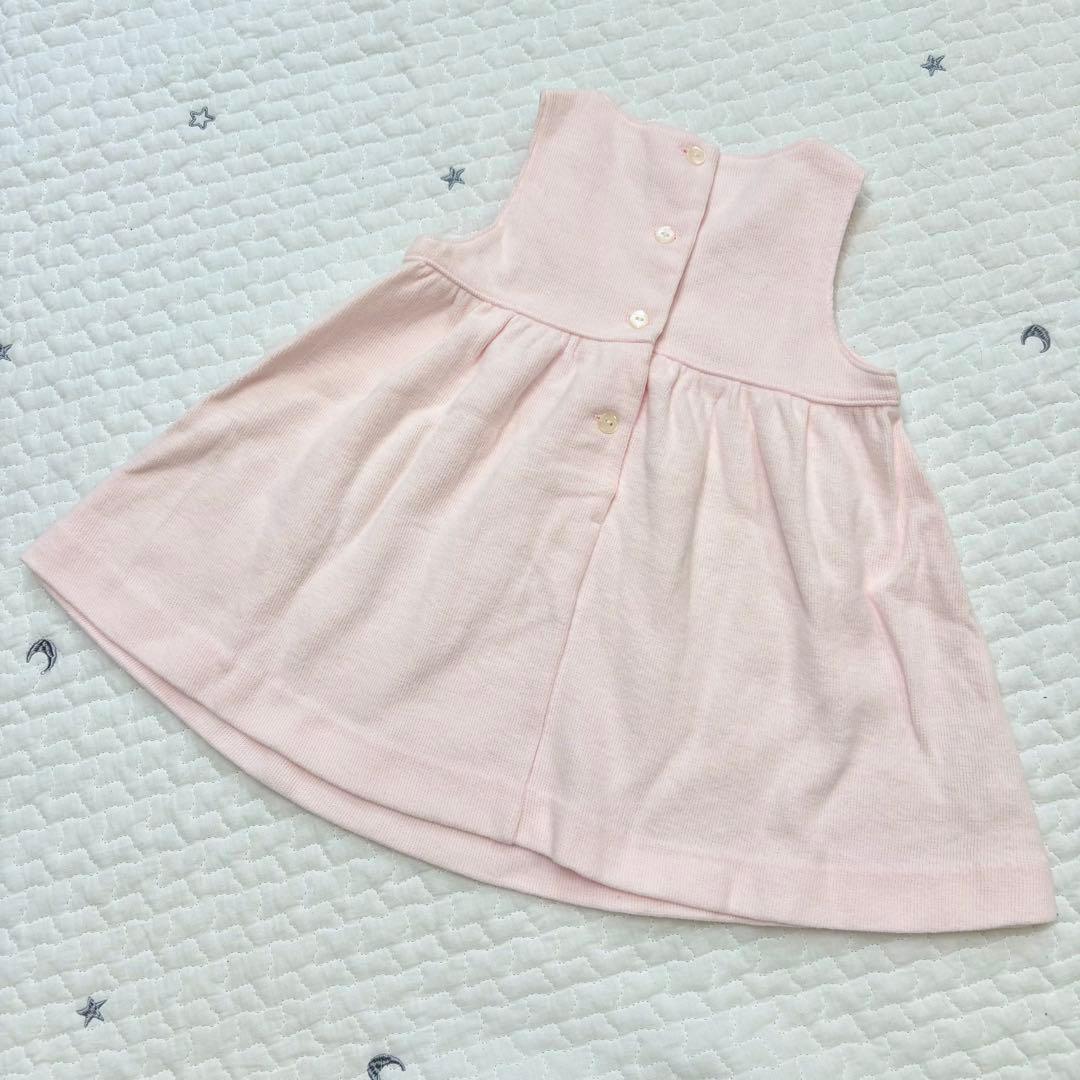 familiar ギフトセット ワンピース ブラウス 靴下 セット ピンク 80