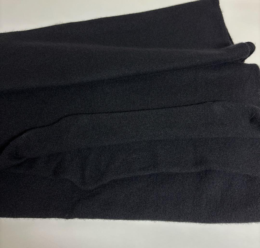 FALCONERI ファルコネーリ カシミア 大判ストール 黒　専用袋付き